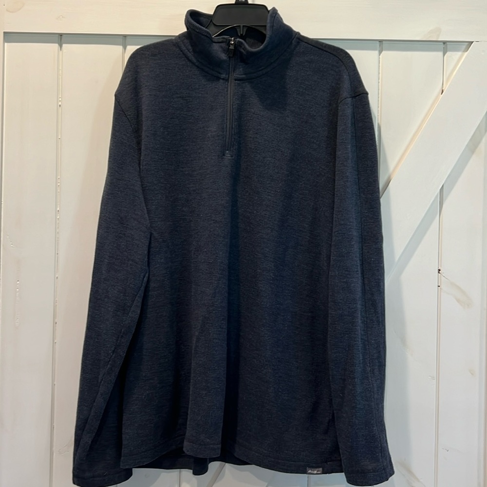 Eddie Bauer 3/4 zip sweater